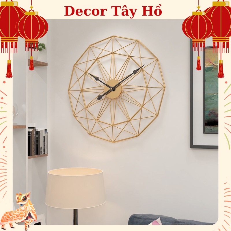 Hexagonal Wall Clock with Modern, Personalized Design | Shopee Malaysia
