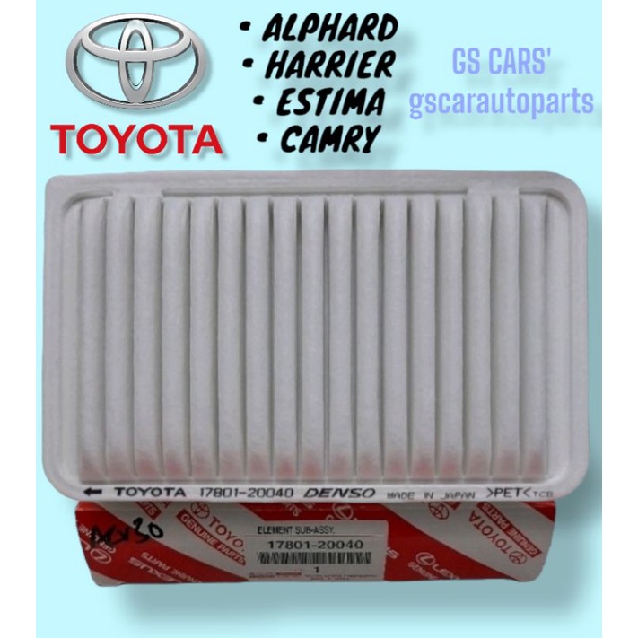 Toyota Engine Air Filter for Camry ACV30 / Harrier MCU30 / Alphard 3.0