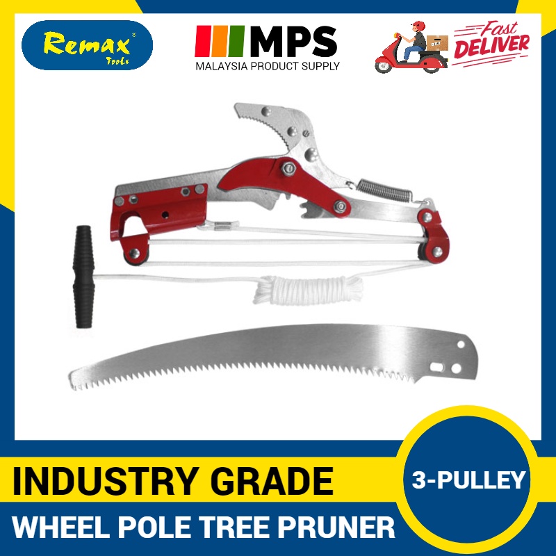 Remax MultiPurpose Telescopic Rod Prunning Shears Rambutan Cutter High Altitude Pruning Saw