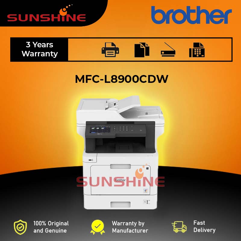 Brother MFCL8900CDW All in One Wireless Colour Laser Printer Auto 2