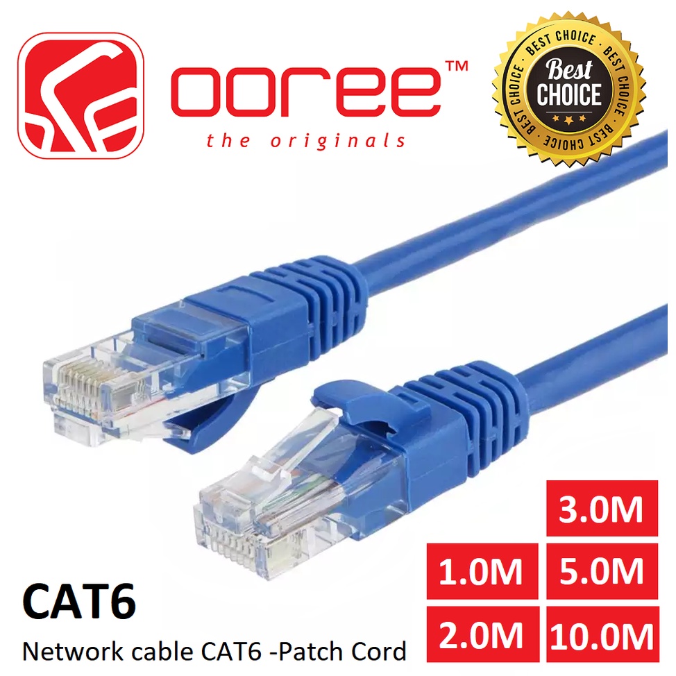 CAT5E / CAT6 HIGH SPEED LAN CABLE PATCH CORD NETWORK CABLE RJ45 CABLE ...