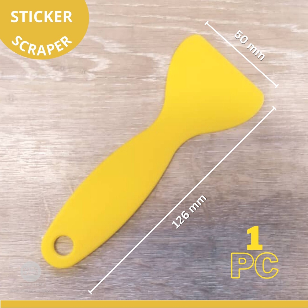 (Ready Stock) 1pc Sticker Scraper Car Window Vinyl Film Tinted