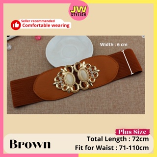 JW Stylish】Elastic Waist Band PLUS SIZE Big Size Belt Waist Belt Women Belt  for Dress Tali Pinggan Plus Size