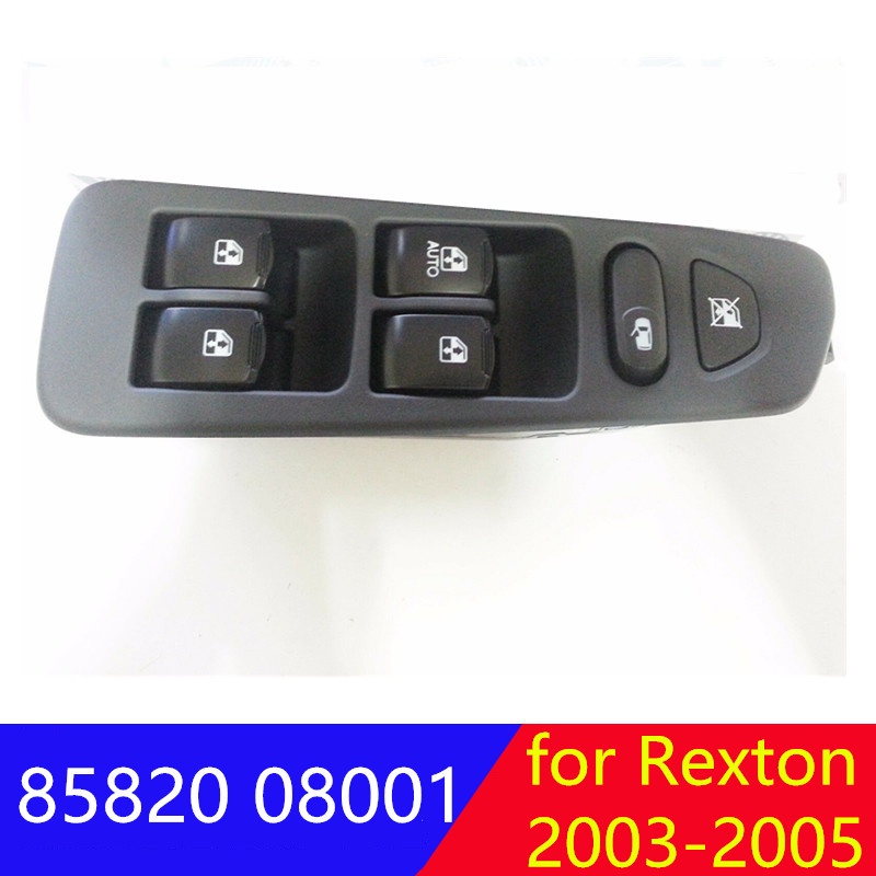 8582008001 Front Door Power Window Main Switch for Ssangyong Rexton ...
