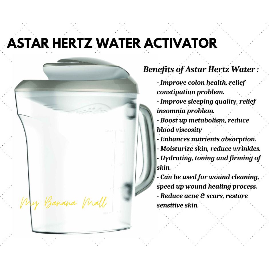 ASTAR Hertz Water Activator Device 7.6Hz Water 4.5L Low Frequency