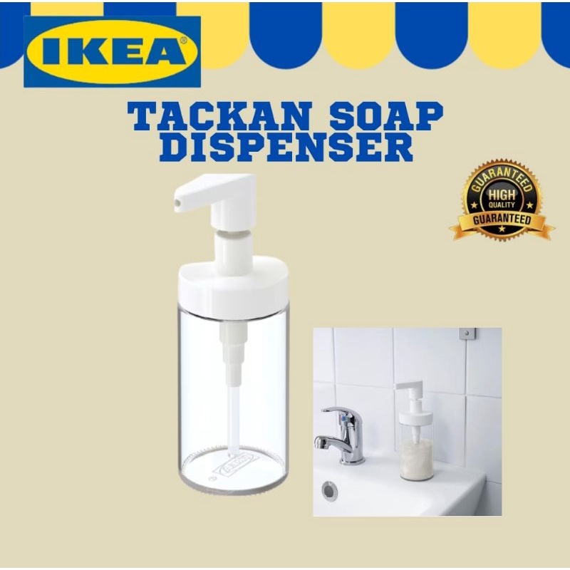 Ikea tackan liquid soap glass dispenser | Shopee Malaysia