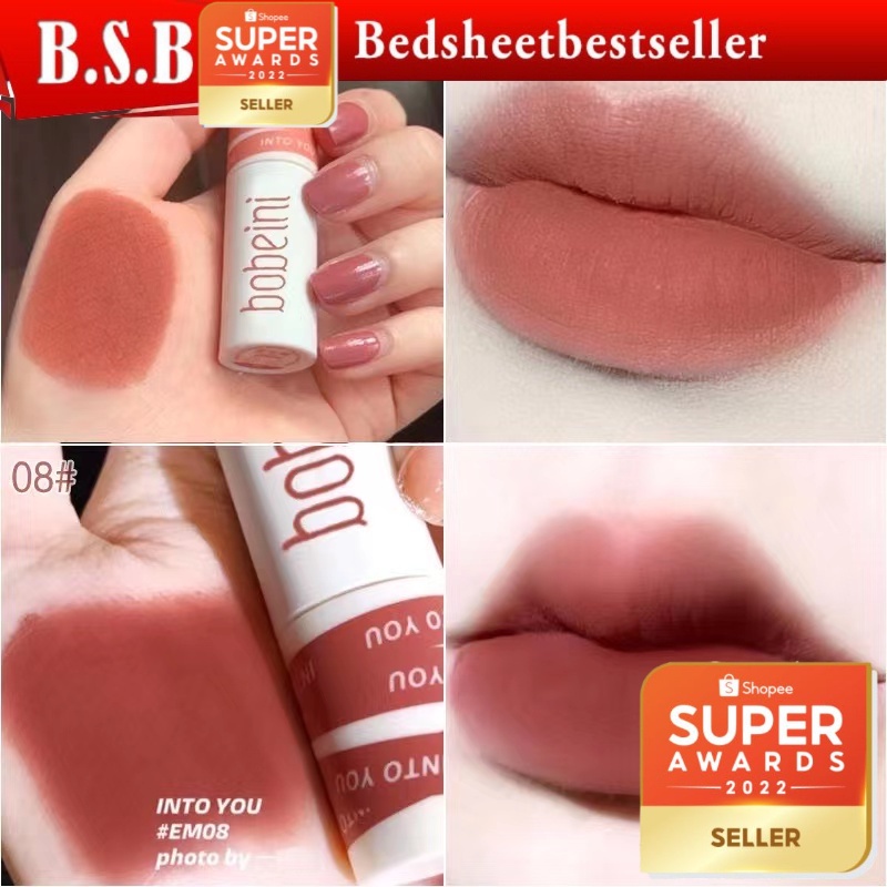 B.S.B Matte Lip Mud Lipstick/Lip And Cheek Dual-use Blush Lipstick Lip ...