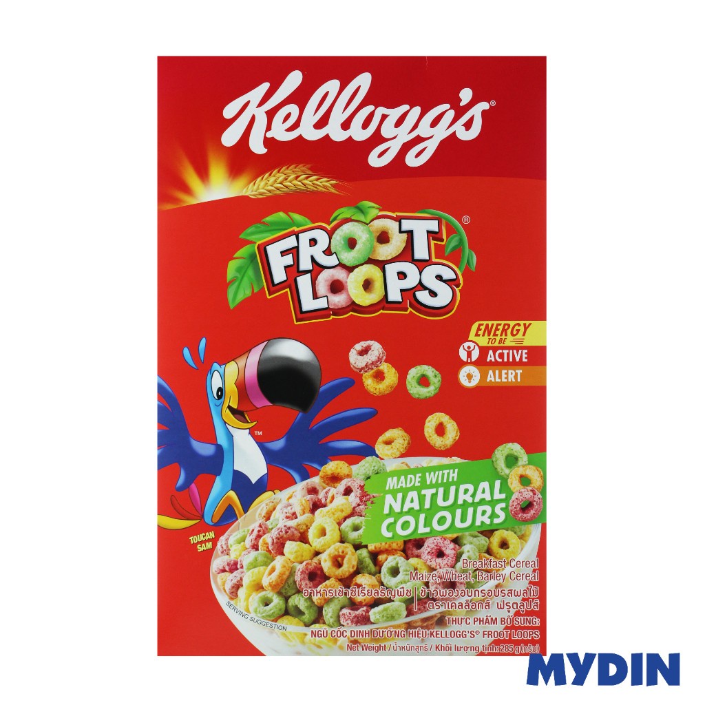 Kellogg's Froot Loops Cereal (285g) | Shopee Malaysia