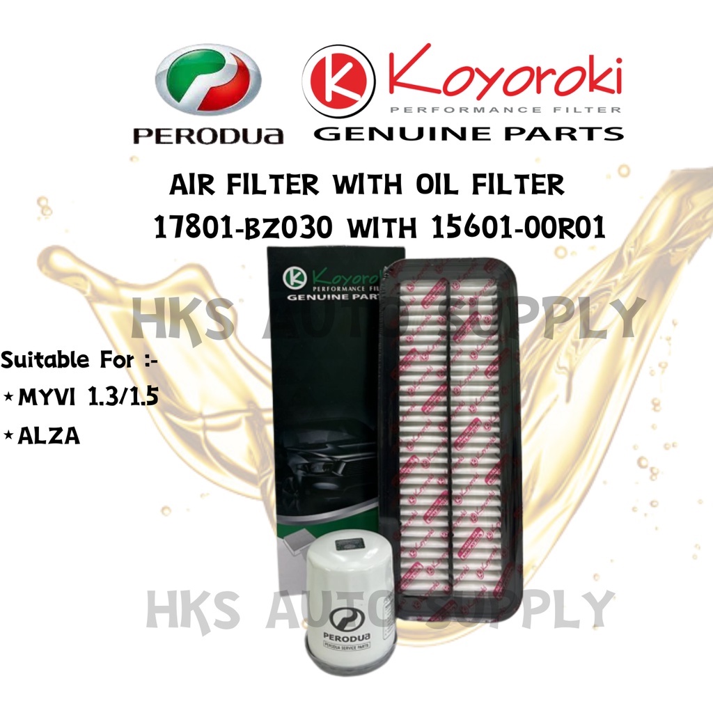 Koyoroki Air Filter Alza / Myvi / Myvi Lagi Best (17801BZ030