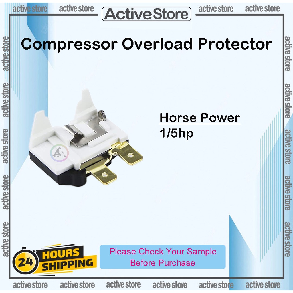 Compressor Overload Protector (2PIN) 1/5HP | Shopee Malaysia