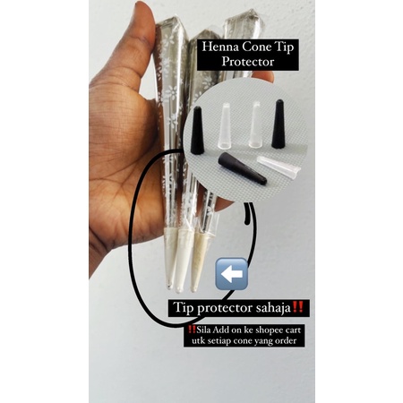 Henna cone Tip Protector ( Tip Cap) | Shopee Malaysia