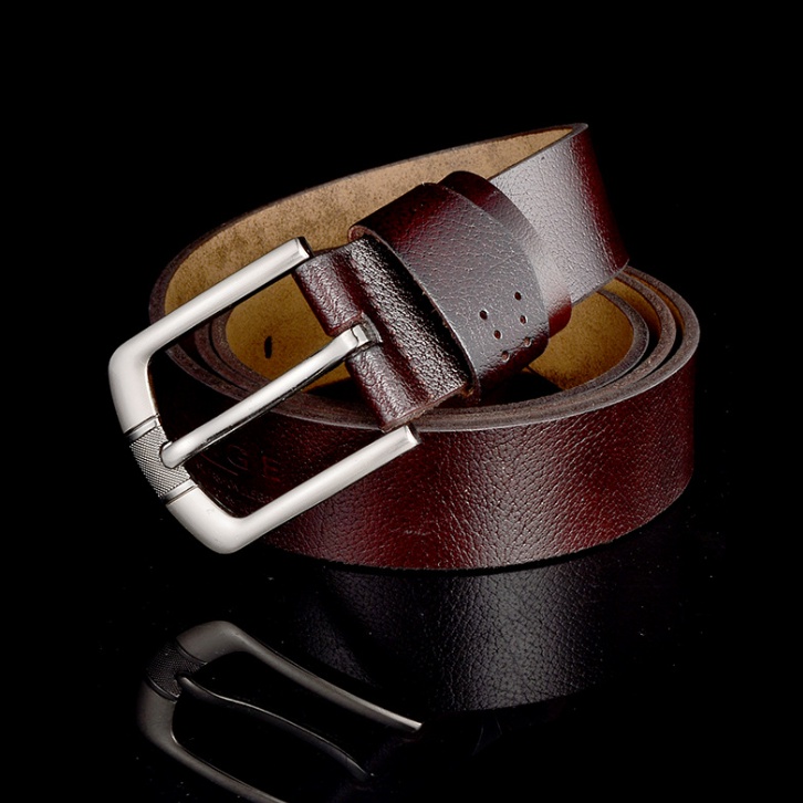 Men Belt/Tali pinggang Kulit Lembu Men Belt 100% Genuine Real Leather ...