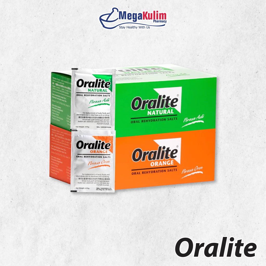 Oralite Oral Rehydration Salts 1s Orange Natural Shopee Malaysia 3916