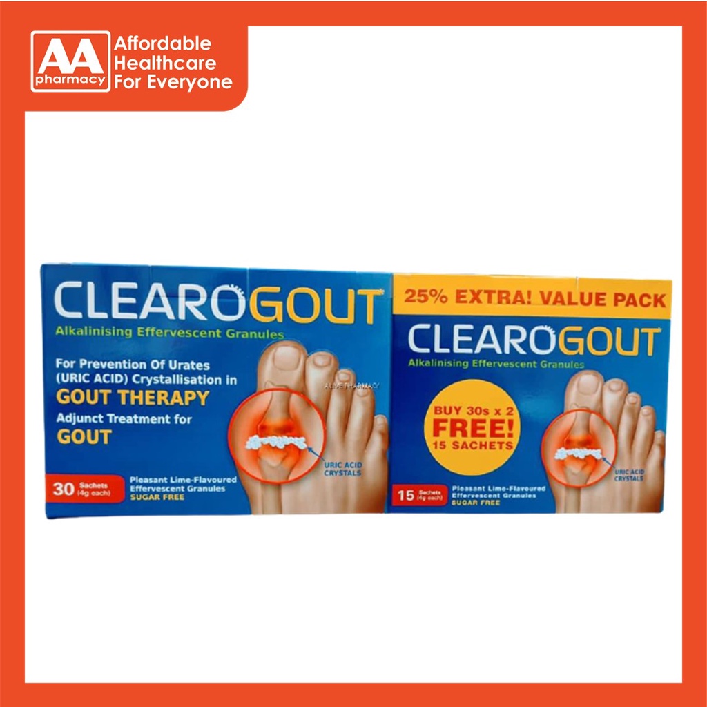 LiveWell Clearogout 4g Sachet (30's X2 FOC15's) Shopee Malaysia