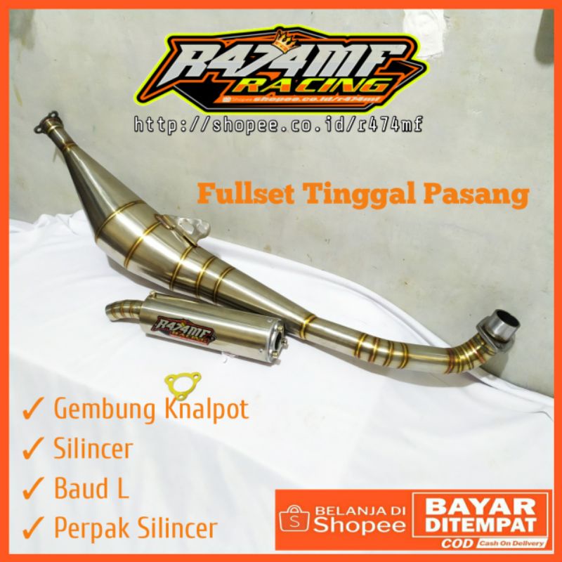 Exhaust F1zr Fiz r Force1 R474MF Side Type Stainless | Shopee Malaysia