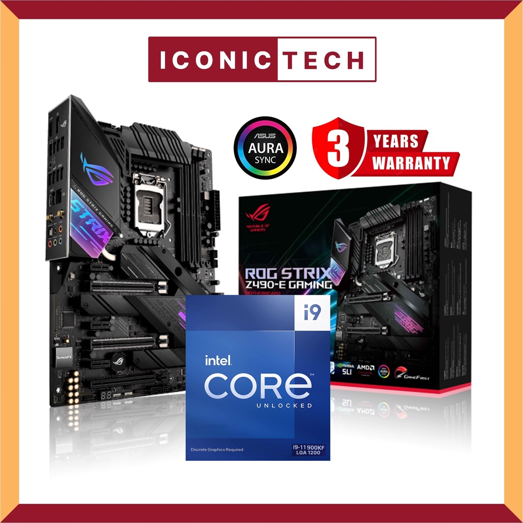 10900k Motherboard Bundle ASUS Z490-E Gaming Superb COMBO