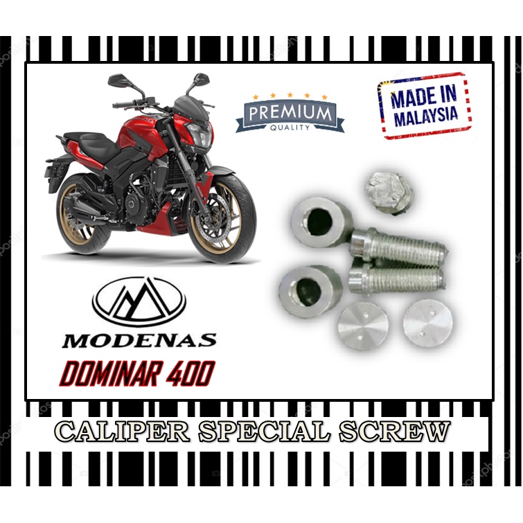 MODENAS CALIPER SPECIAL SCREW DOMINAR 400 SUPER BIKE SAFETY LOCK (HIGH