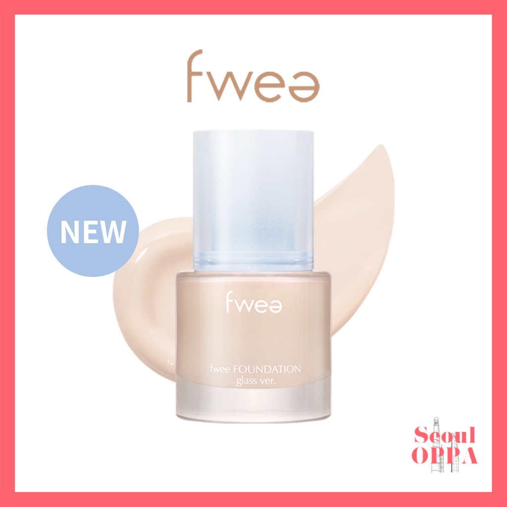 [Fwee] New Foundation Glass Ver. 30ml SPF30 PA++ Glow Finish Liquid ...