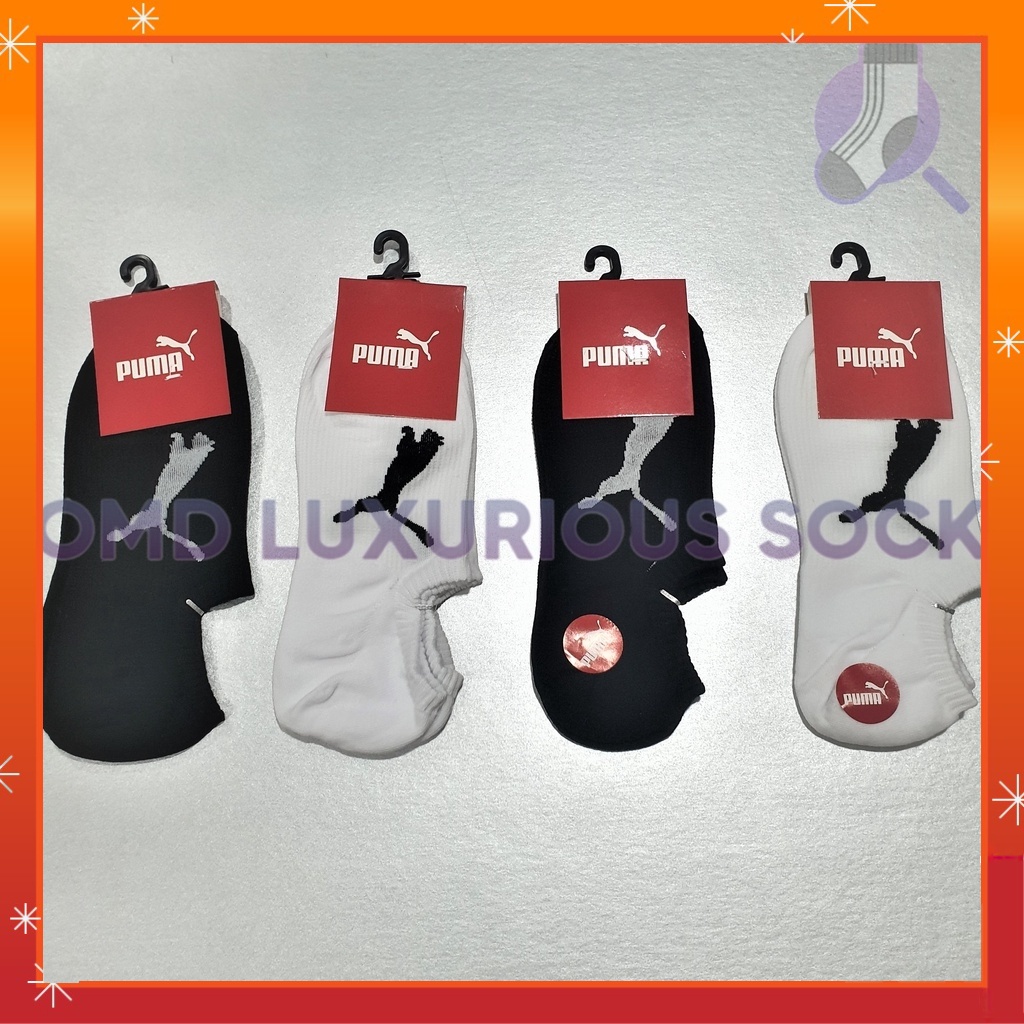 Stokin Puma Fashion Running Sport Socks Pendek Ankle Men Women Sock Cotton  Stocking Stoking Sarung Kaki | Shopee Malaysia