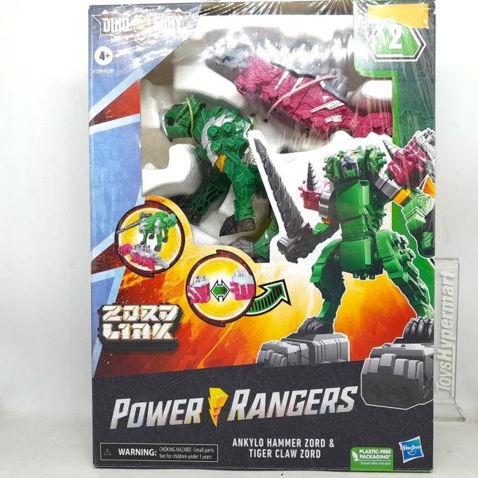 Ori Ankylo Hammer Zord Tiger Claw Dino Fury Megazord Power Rangers ...