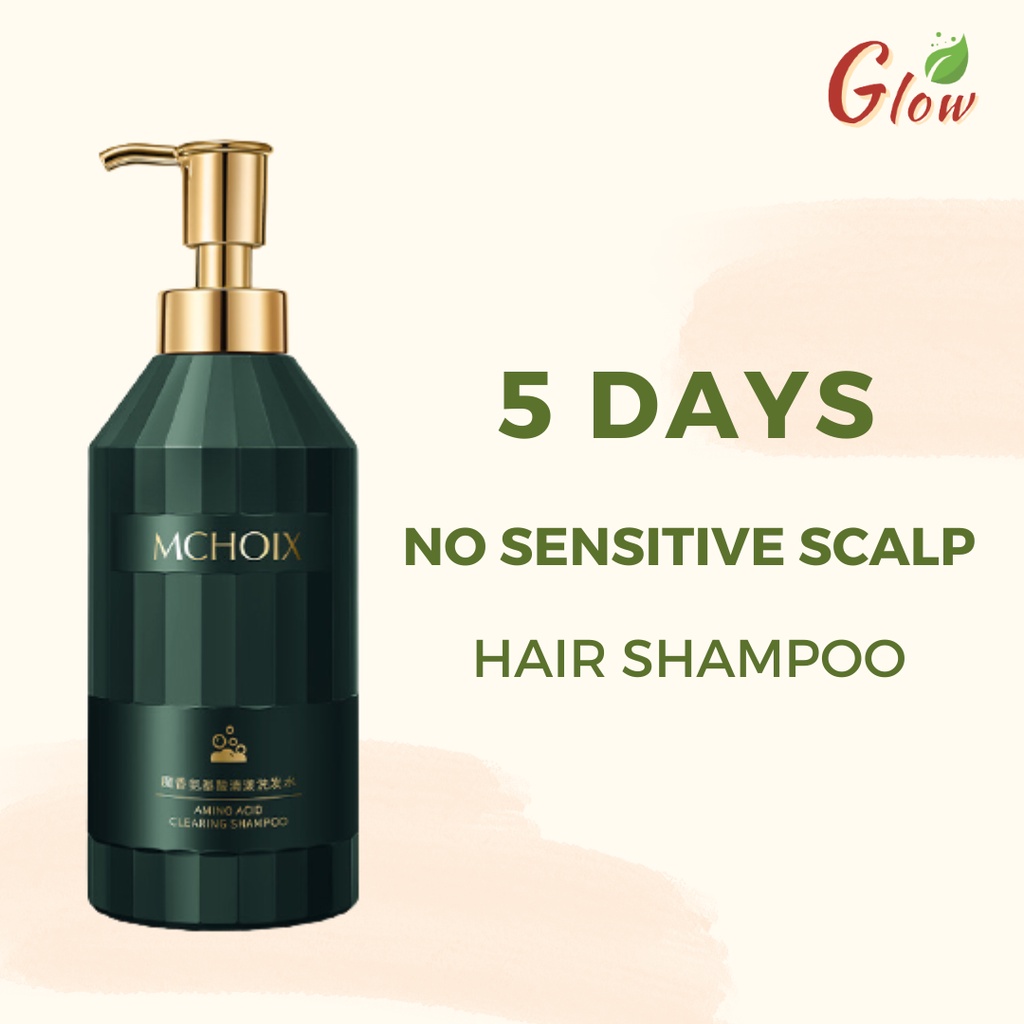 [GLOW] Mchoix Amino Acid Hair Shampoo 500ML [For Oily & Sensitive Scalp