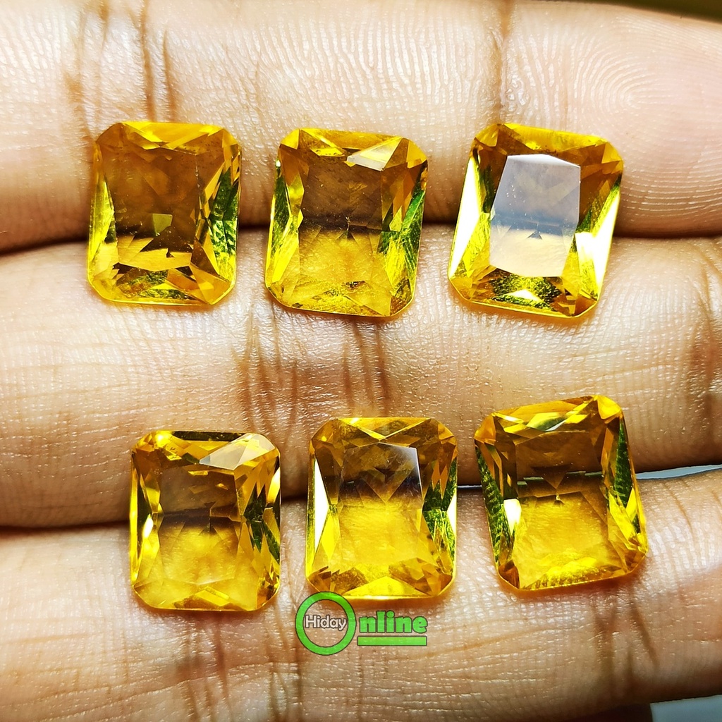 CHATAM YELLOW TOPAZ GEMS STONE OCTAGON BOX Shopee Malaysia