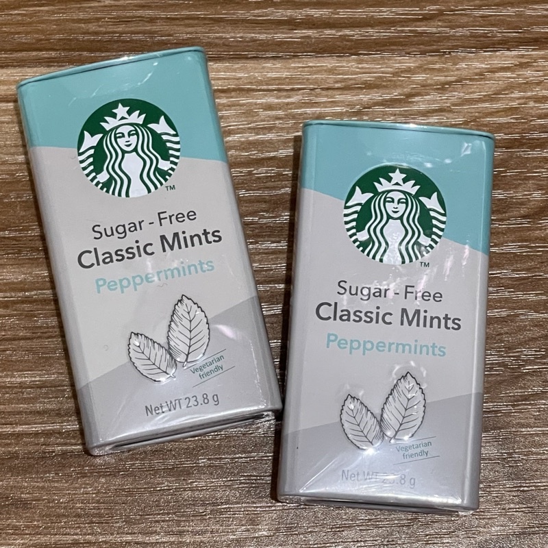 Starbucks Malaysia SugarFree Classic Mints Peppermints / PEACH MINTS