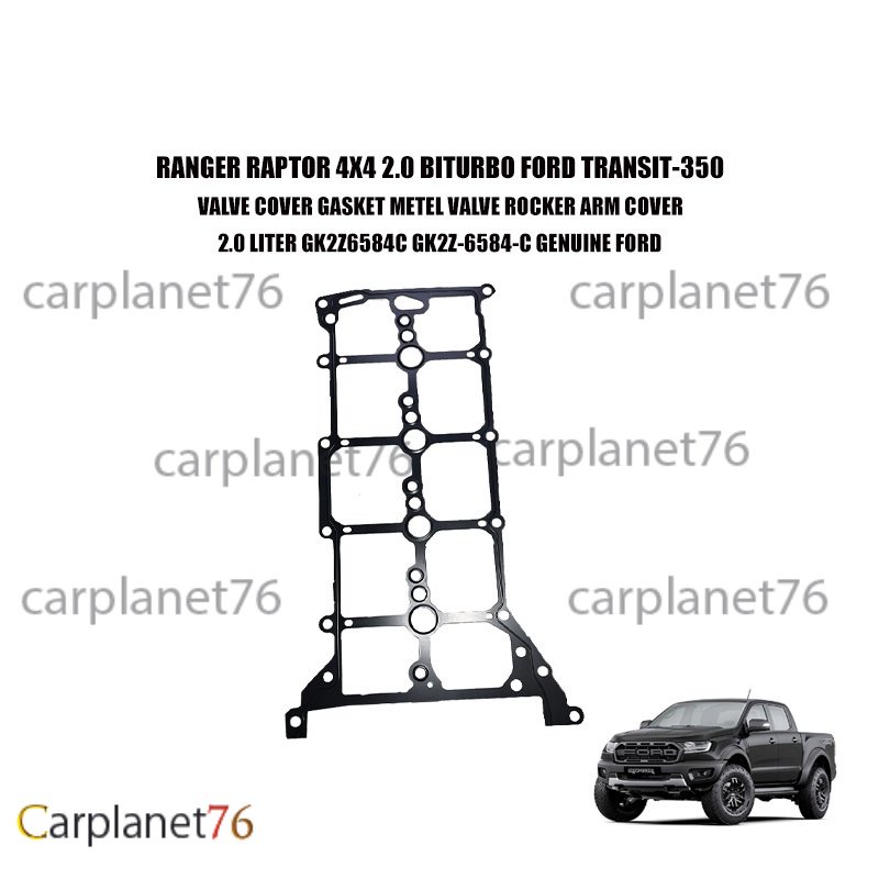 RANGER RAPTOR 4X4 2.0 BITURBO FORD TRANSIT-350 VALVE COVER GASKET METEL ...