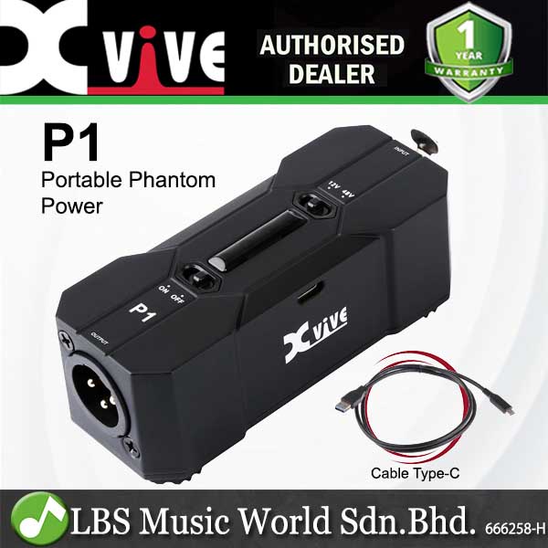 Xvive P1 Rechargeable Portable Phantom Power Supply for Condenser