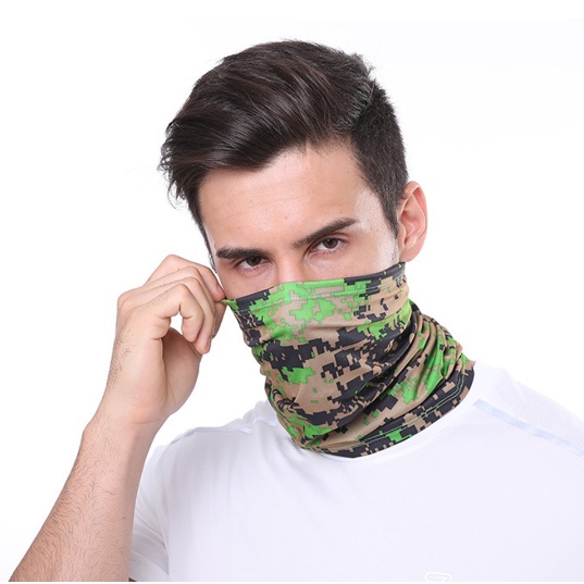 BANDANA Scarf Anti UV Dust Headband Topeng Motorcycle kain Key ...