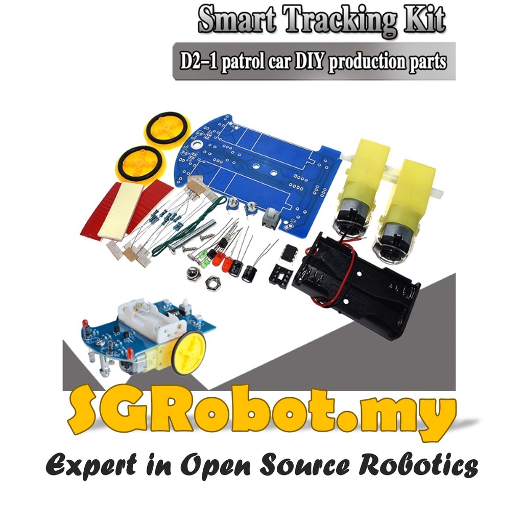 D21 Intelligent Tracking Line Smart Car Kit (DIY Set) Smart Tracking