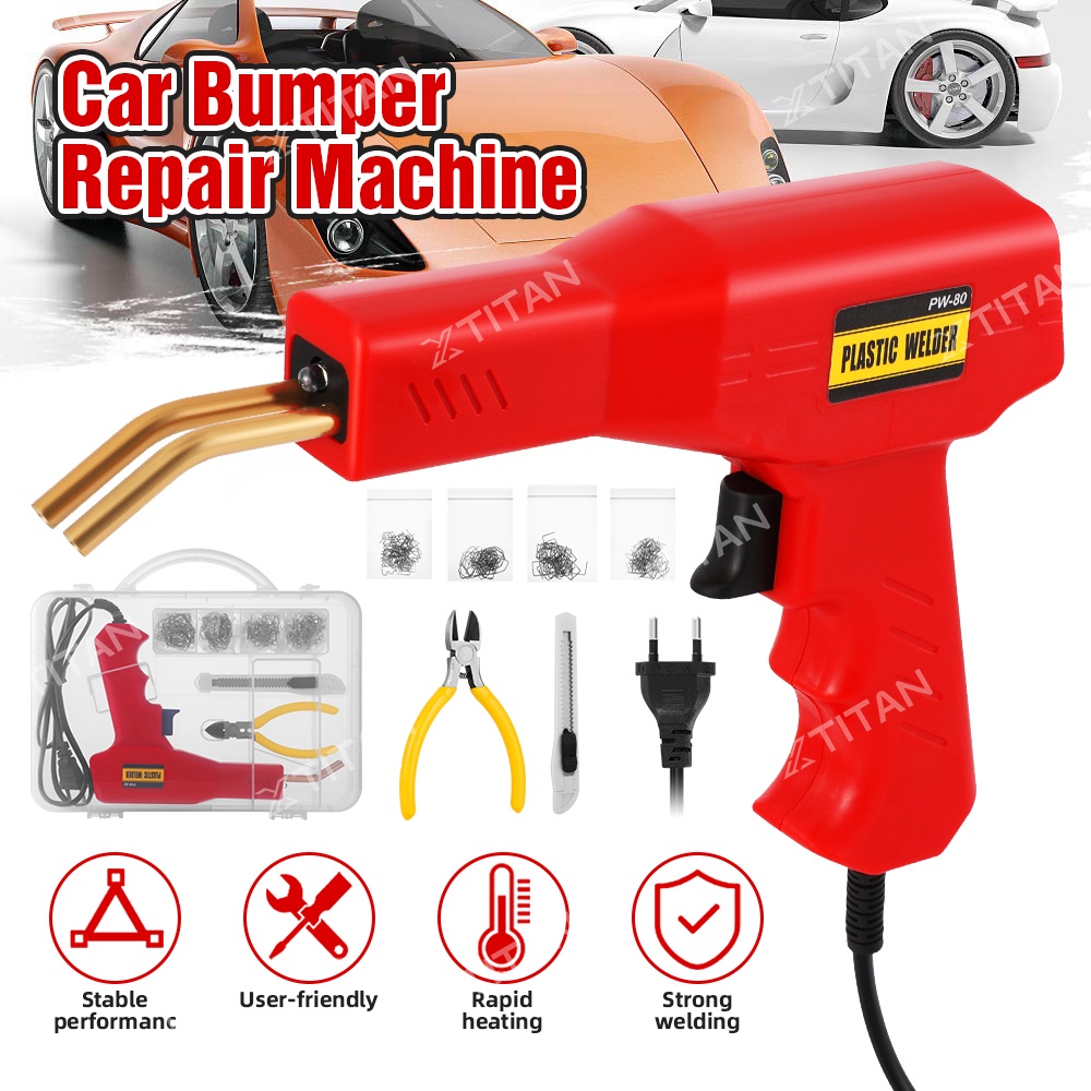 80W Pembaikan Bumper Kereta Car Bumper Repair Tool Kit Plastic Repair