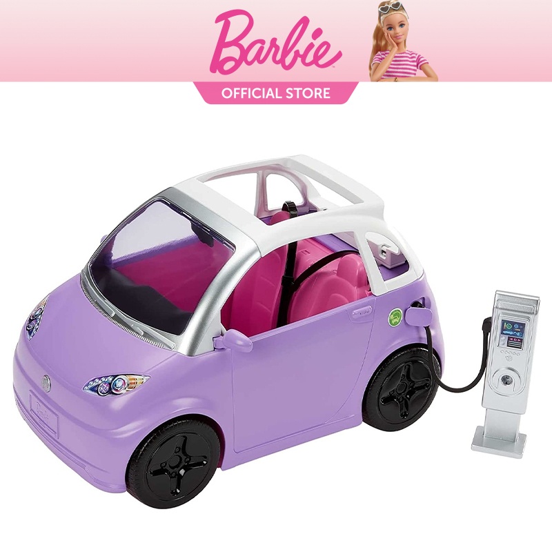 Barbie Electric Vehicle With Charging Station (HJV36) | Shopee Malaysia