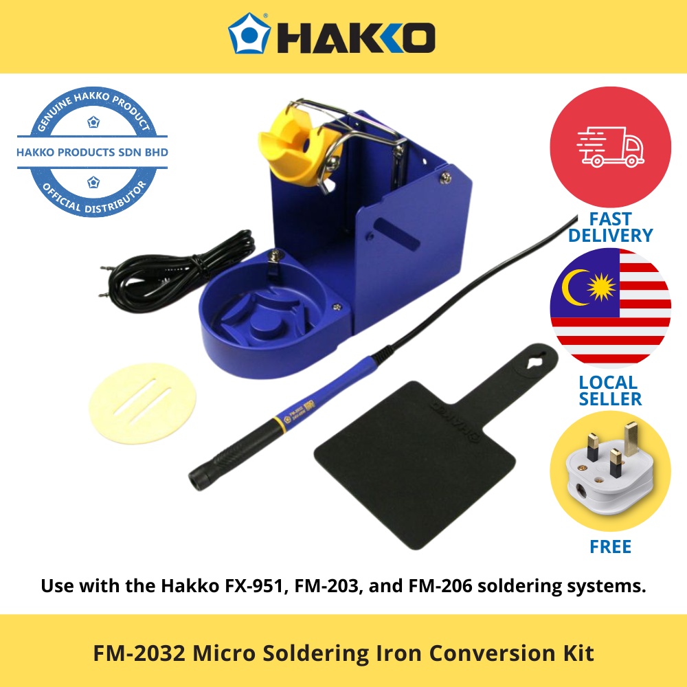 Hakko Fm******* Micro Soldadura De Piezas De Mano, Punta Azu | Envío Gratis