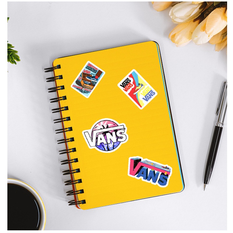 VANS 50 pcs DIY Waterproof Non Repeating Stickers Pack [A] | Shopee ...