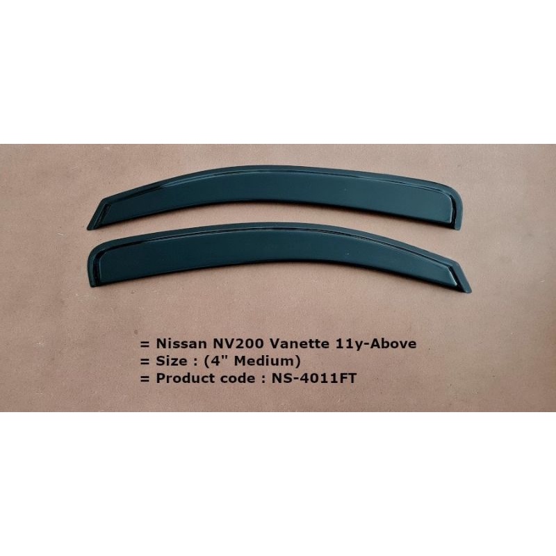 Nissan NV200 11yAbove Door Visor / Window Vent Visor