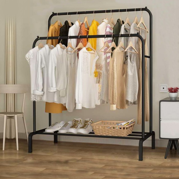 Ready Stock Single Double Pole Strong Steel Structure Laundry Rack ...