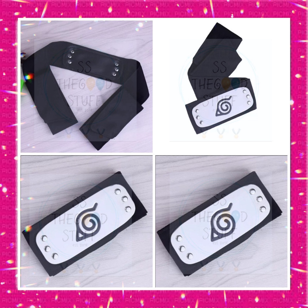 Naruto Headband Seal Konoha Style Headband Symbol Akatsuki Pain ...