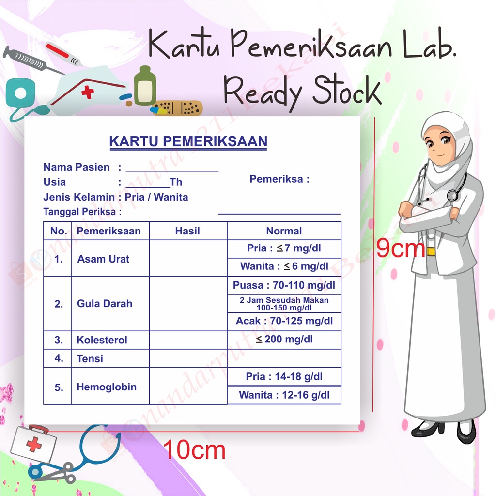 Lab Inspection Card/ Control Card | Shopee Malaysia