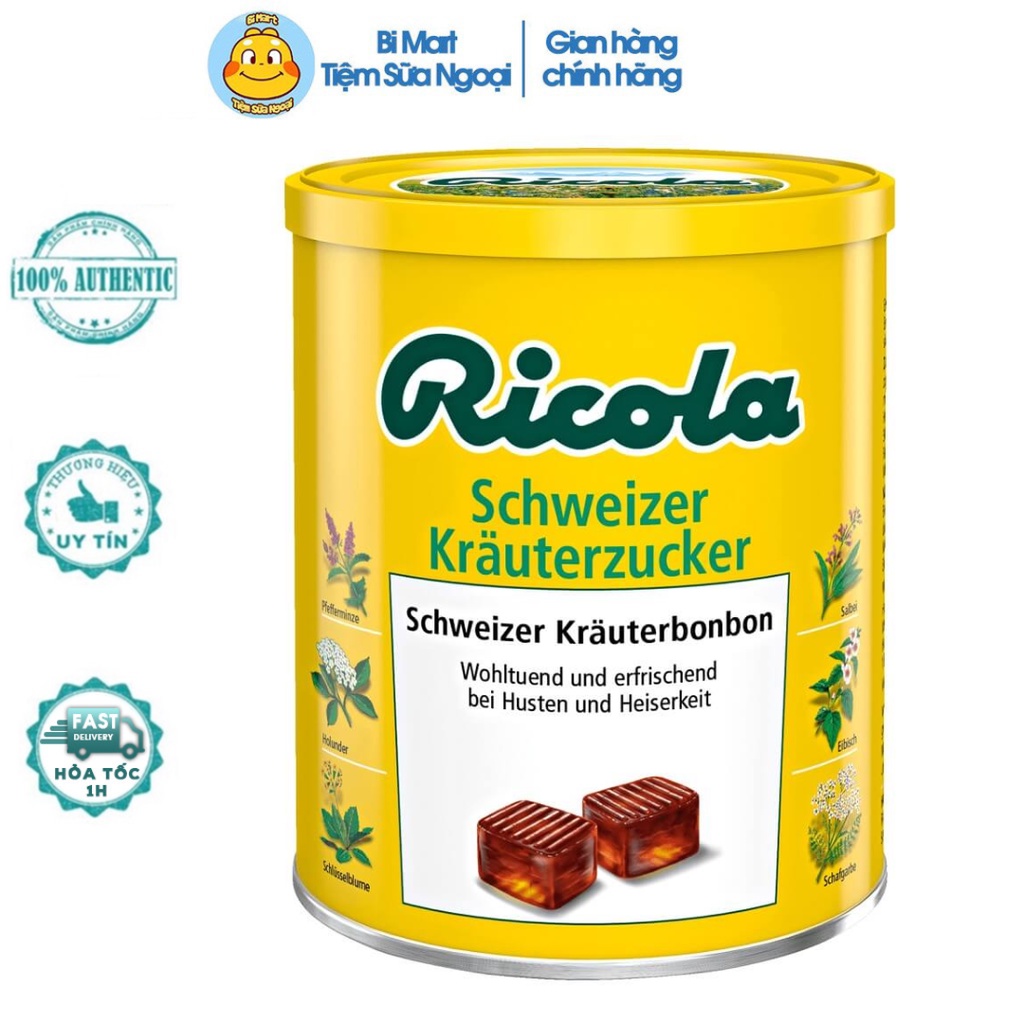 Ricola Genuine Cough Lollipops From Germany Help Relieve Symptoms Of