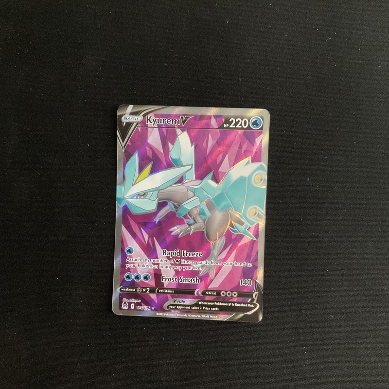 Pokemon Trading Card Game TCG: Kyurem V Full Art 174/196 (Lost Origin ...