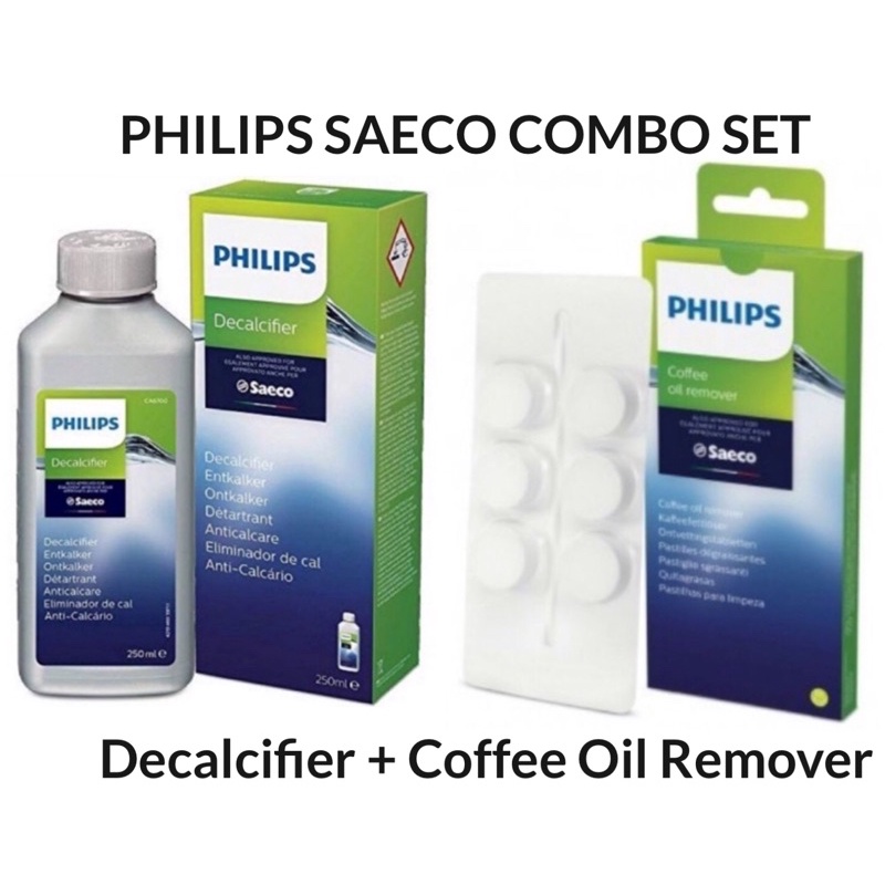 Philips Saeco Combo set Descaling and Cleaning for Espresso Machine