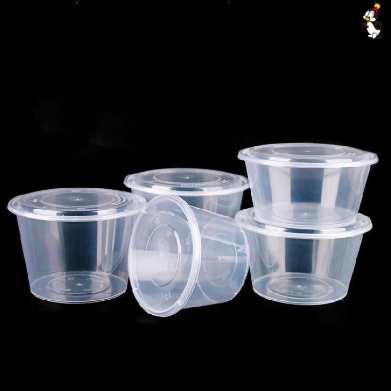 (Pack Of 25) Round Food Box + Clear Lid (J) | Shopee Malaysia