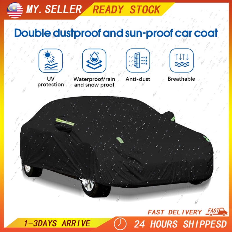 Full Size Car Cover Waterproof Car Protection Cover Outdoor Car Sun