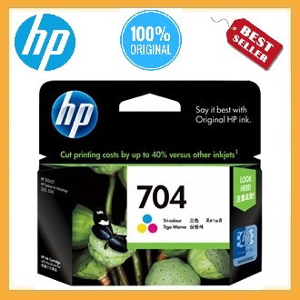 [ORIGINAL] HP 704 TRI-COLOR INK CARTRIDGE | Shopee Malaysia