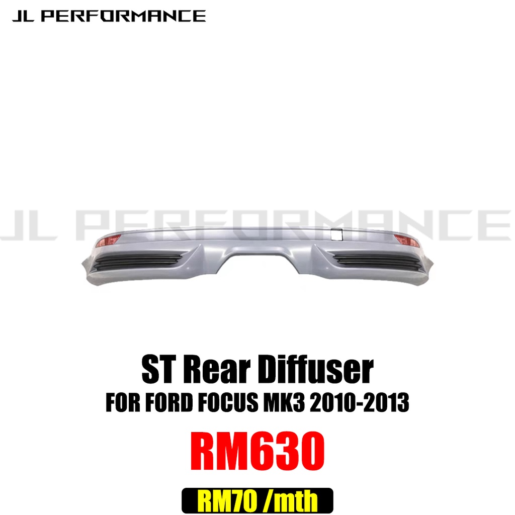 ST Rear Bumper Diffuser Ford Focus MK3 Shopee Malaysia