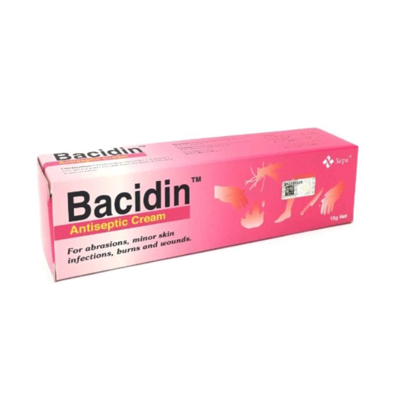 BACIDIN ANTISEPTIC CREAM 15g | Shopee Malaysia