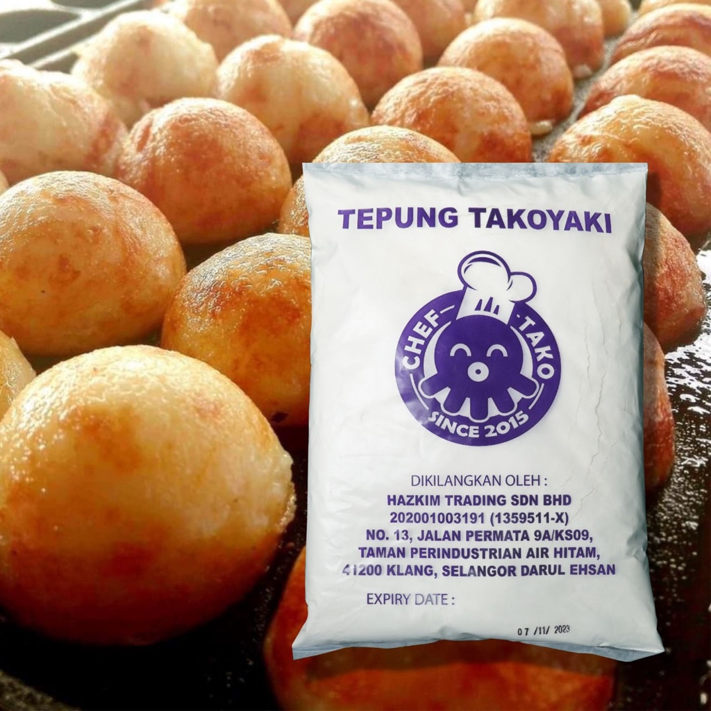 Tepung Takoyaki Chef Tako 1kg X 10 Unit Shopee Malaysia