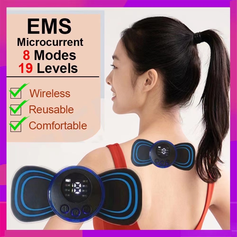 Curated visual reference: Visual Reference: Ems Cervical Massage Stickers Usb Rechargeable Stimulator Neck Hump