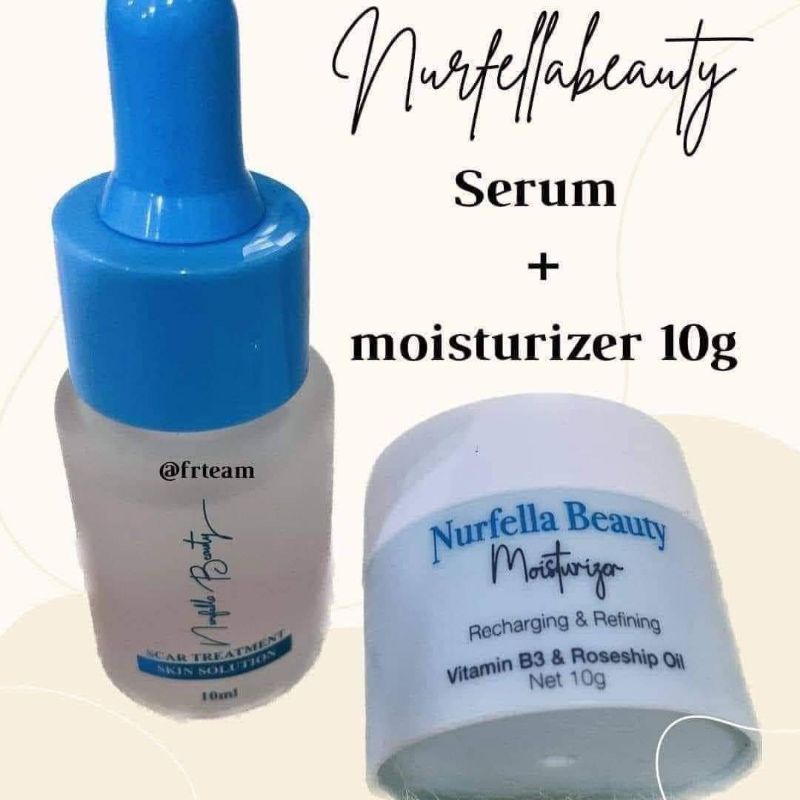 NB SCAR TREATMENT SERUM MOISTURIZER 10GM NURFELLA BEAUTY ORIGINAL